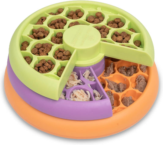 Kitty Lickin' Layers Multilayered Cat Fun Feeder Cat Treat Puzzle